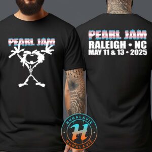 Pearl Jam Raleigh North Carolina Trans Stickman Tee At Lenovo Center On May 11 And 13 2025 Two Sided Print Classic T-Shirt