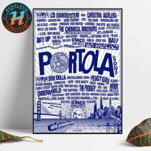 Portola Festival Unveils 2025 Full Lineup In San Francisco On September 20-21 2025 Home Decor Poster Canvas