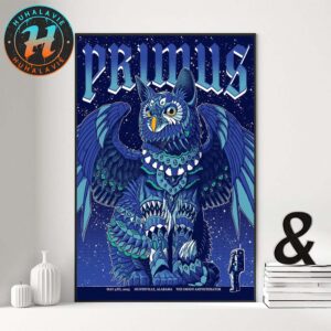 Primus Poster Tonight In Huntsville AL At The Orion Amphitheater On May 4th 2025 Home Decor Poster Canvas