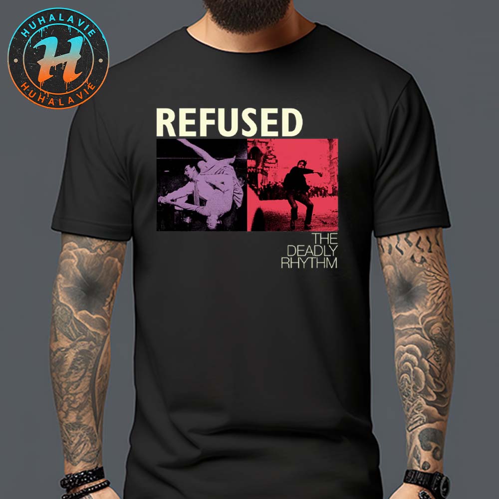 Refused Band The Deadly Rhythm Photo Unisex T-Shirt Refused Band The Deadly Rhythm Photo Unisex T-Shirt