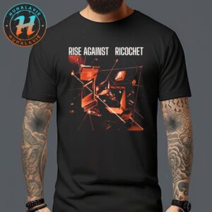 Rise Against Ricochet Album Cover Gift For Fan Black T-Shirt