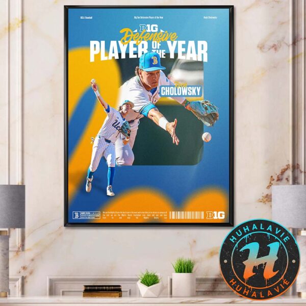 Roch Cholowsky Becomes UCLA’s First-Ever Defensive Player Of The Year 2025 Home Decor Poster Canvas