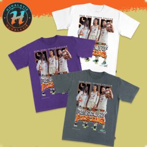 SLAM 256 Cover Tee Kahleah Copper Alyssa Thomas And Satou Sabally The Phoenix Mercury Rising 2025 WNBA Season Preview Unisex T-Shirt