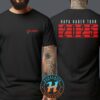 Samu Haber Summer Tour 2025 Merch Tee Cities List Two Sided Print White T-Shirt