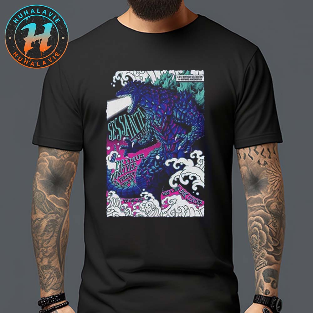 Sessanta V2.0 With Puscifer A Perfect Circle And Primus Exclusive Merch At BOK Center In Tulsa OK On May 1 2025 Unisex T-Shirt Sessanta V2.0 With Puscifer A Perfect Circle And Primus Exclusive Merch At BOK Center In Tulsa OK On May 1 2025 Unisex T-Shirt