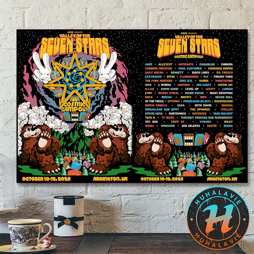 Seven Stars Festival Arrington VA Poster Full Lineup On October 10-12 2025 Home Decor Poster Canvas Seven Stars Festival Arrington VA Poster Full Lineup On October 10-12 2025 Home Decor Poster Canvas