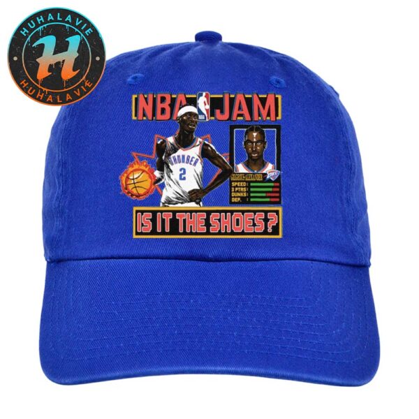 Shai Gilgeous-Alexander Oklahoma City Thunder Is It The Shoes Homage NBA Jam Classic Cap Snapback Hat