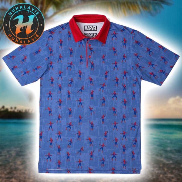 Spider-Man The Meme RSVLTS Cover Summer Gift For Fan Golf Polo Shirt