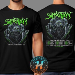 Suffocation European Tour Summer 2025 Cities List Start In Saint Maurice FR On August 3 2025 Two Sided Print Classic T-Shirt
