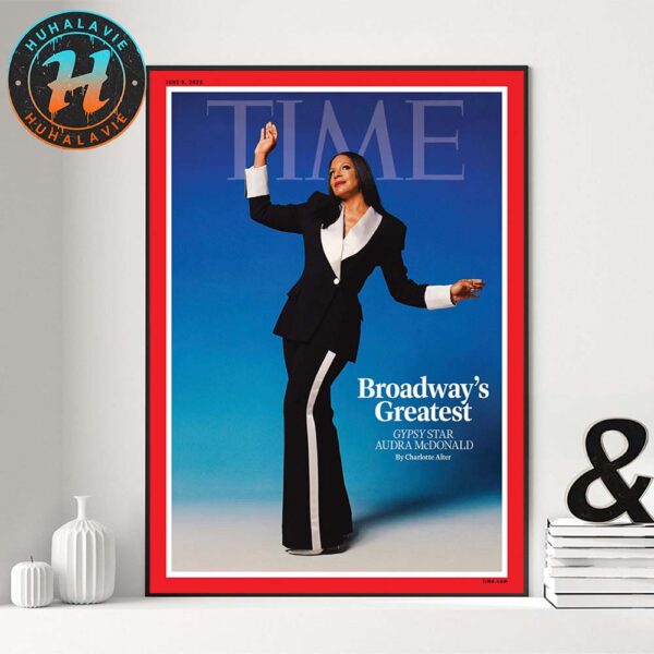 TIME Cover Audra McDonald Became The Most Tony-nominated Performer In History Home Decor Poster Canvas