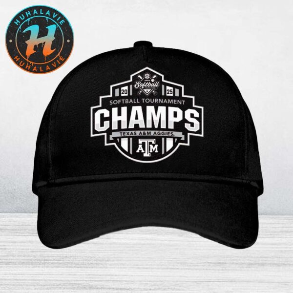 Texas A&M Aggies Softball 2025 SEC Conference Tournament Champions Locker Room Classic Cap Snapback Hat