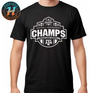 Texas A&M Aggies Softball 2025 SEC Conference Tournament Champions Locker Room Classic T-Shirt
