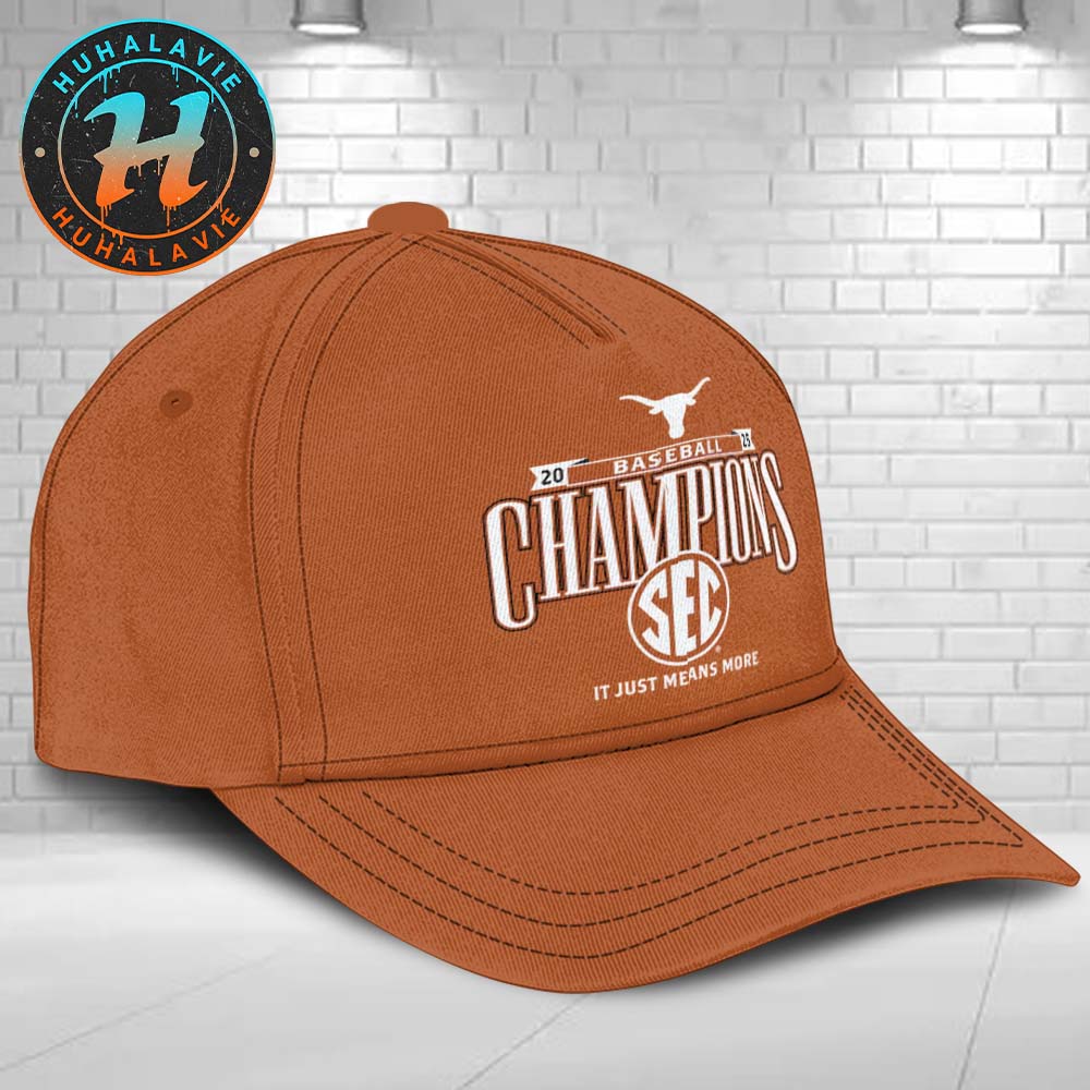 Texas Longhorns 2025 SEC Baseball Regular Season Champions Classic Cap Snapback Hat Texas Longhorns 2025 SEC Baseball Regular Season Champions Classic Cap Snapback Hat