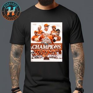 Texas Longhorns Baseball Are The Southeastern Conference Champions 2025 Unisex T-Shirt