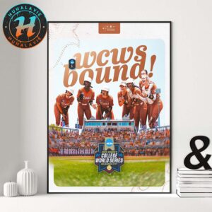 Texas Longhorns Softball OKC Bound 2025 NCAA Womens College World Home Decor Poster Canvas