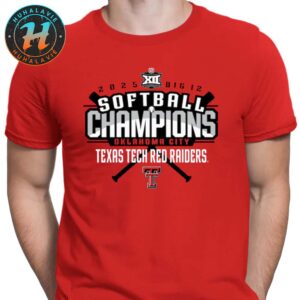 Texas Tech Red Raiders Named To 2025 Big 12 Softball Conference Tournament Champions Locker Room Unisex T-Shirt