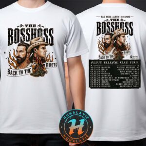 The BossHoss Back To The Boots Album Release Club Tour 2025 Two Sided Print Unisex T-Shirt