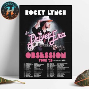The Driver Era Obsession World Tour 2025 Cities List Cover Rocky Lynch Kicks Of In Minneapolis MN On May 31 Home Decor Poster Canvas