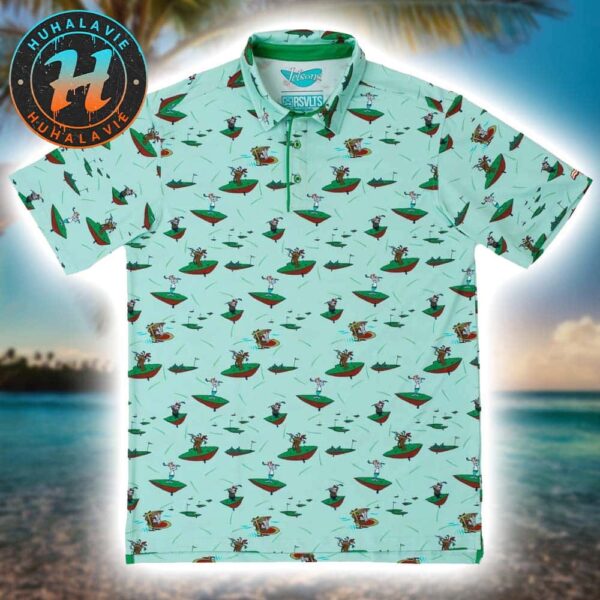 The Jetsons Orbit City Golf Club RSVLTS Cover Summer Gift For Fan Golf Polo Shirt