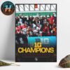 Oregon Ducks Are The 2025 Men’s Outdoor Track And Field Champions Home Decor Poster Canvas