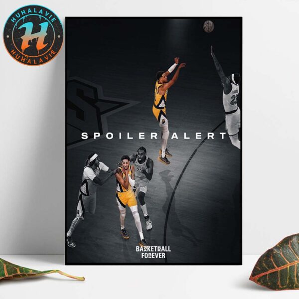 Tyrese Haliburton Choke Sign Spoiler Alert In Matchup Indiana Pacers Vs New York Knicks Game 1 2025 Home Decor Poster Canvas