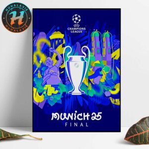 UCL Official Munich 25 Final UEFA Champions League 2025 Home Decor Poster Canvas