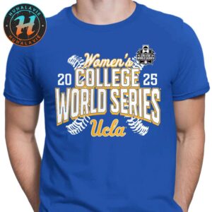 UCLA Bruins OKC Bound 2025 NCAA Softball Womens College World Series Cut Off Unisex T-Shirt