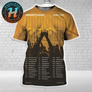Umphrey’s McGee 2025 Tour Dates List From May To September Kicks Off In Isle of Palms SC On May 22 2025 All Over Print Shirt