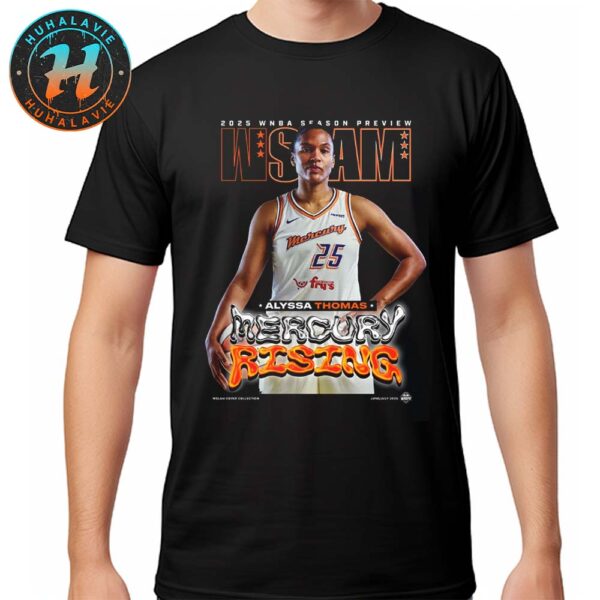 WSLAM Alyssa Thomas Collection Tee SLAM 256 The Phoenix Mercury Rising 2025 WNBA Season Preview Unisex T-Shirt