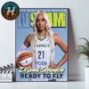 Ready To Fly Paige Bueckers Arike Ogunbowale And DiJonai Carrington Team Dallas Wings Cover Of SLAM 256 Poster Canvas