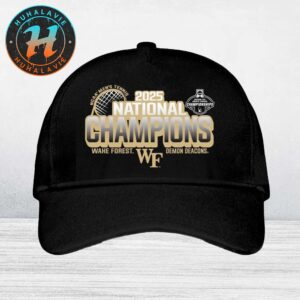 Wake Forest University NCAA DI Men’s Tennis 2025 National Champions Classic Cap Snapback Hat