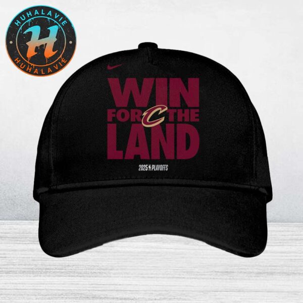 Win For The Land Cleveland Cavaliers x Nike 2024-25 NBA Playoffs Classic Cap Snapback Hat