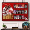UMD Womens Ice Hockey 2025-26 WCHA Conference Schedule Season Home Decor Poster Canvas