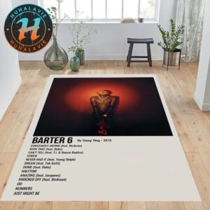 Young Thug Album Barter 6 Cover Rug Carpet For Home Decor