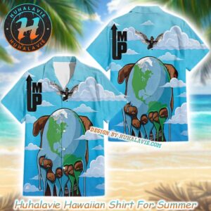 Young Thug I’m Up Album Cover World Art Summer Aloha Vacation Hawaiian Shirt