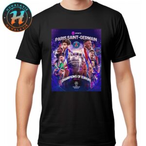 2025 UEFA Champions League Final Champions Is Paris Saint-Germain Unisex T-Shirt