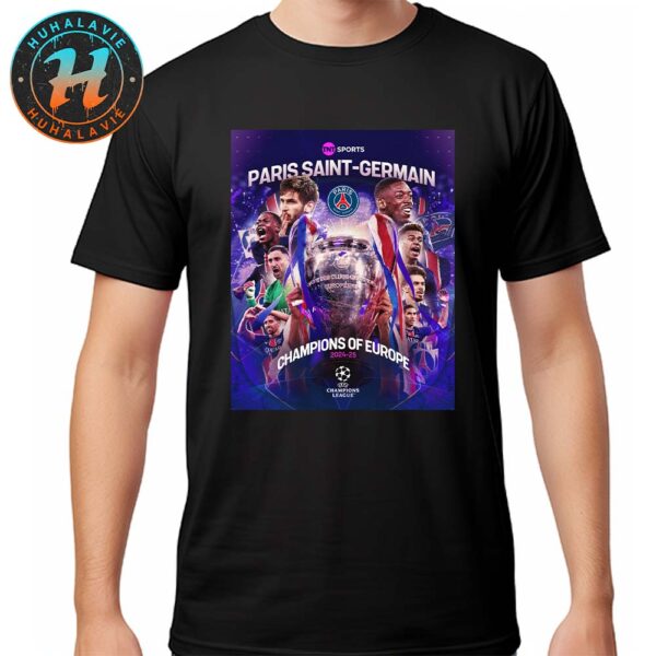2025 UEFA Champions League Final Champions Is Paris Saint-Germain Unisex T-Shirt
