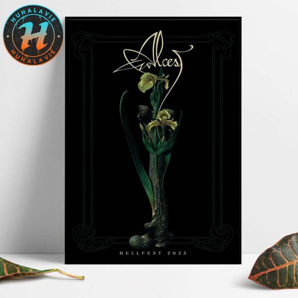 Alcest Hellfest Open Air Festival Concert Poster In Clisson France 2025 By Marald van Haasteren Home Decor Poster Canvas