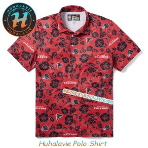 Atlanta Falcons NFL Pua Vacation Collection Polo Shirt