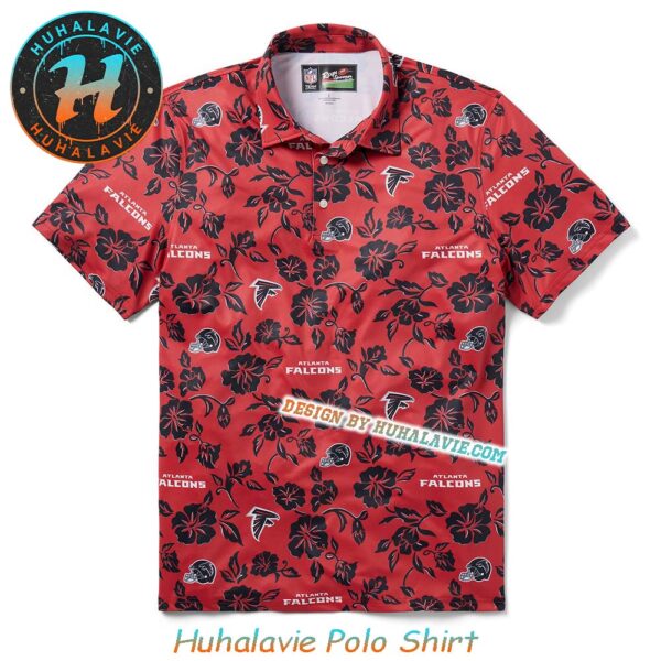 Atlanta Falcons NFL Pua Vacation Collection Polo Shirt