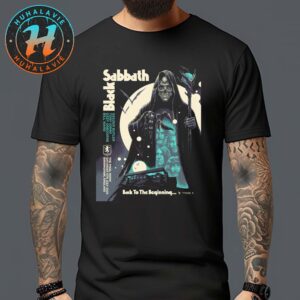 Black Sabbath Skeleton Tee Back To The Beginning 2025 The Final Show At Villa Park Birmingham On July 5 2025 Black T-Shirt