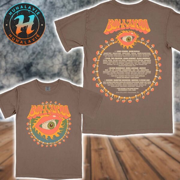Bonnaroo Music And Arts Festival Mouth Eye Lineup On June 12-15 2025 Tee Unisex T-Shirt