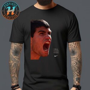Cabeza Corazon Historia Nike Carlos Alcaraz Champions 2025 Roland-Garros Unisex T-Shirt