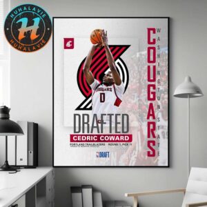 Cedric Coward Select By Portland Trail Blazers With The Round 1 Pick 11 In NBA Draft 2025 Home Decor Poster Canvas