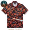 NFL Carolina Panthers Floral Pattern With Leaf Motif Throwback Collection 2025 Polo Shirt