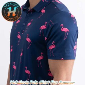 Classy Mingo Pattern Navy Background YATTA Golf Polo Shirt