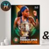 Congrats Coco Gauff Clinched The 2025 Roland Garros Champions Home Decor Poster Canvas
