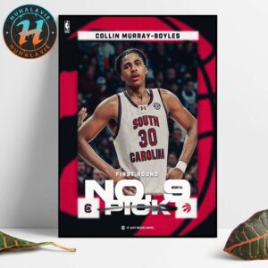 Collin Murray-Boyles Select By Toronto Raptors With The Round 1 Pick 9 In NBA Draft 2025 Home Decor Poster Canvas