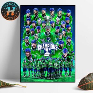 Congrats Abbotsford Canucks Are The 2025 Calder Cup Champions Home Decor Poster Canvas