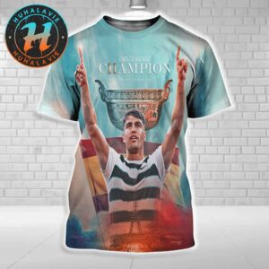 Congrats Carlos Alcaraz Named To Champions 2025 Roland-Garros All Over Print Shirt